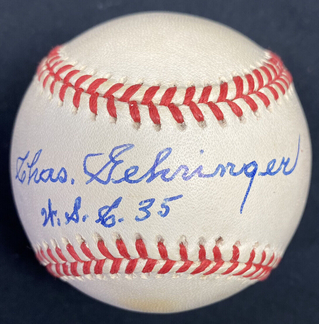 Charlie Gehringer WSC 35 Signed Baseball PSA/DNA