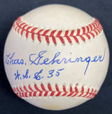 Charlie Gehringer WSC 35 Signed Baseball PSA/DNA