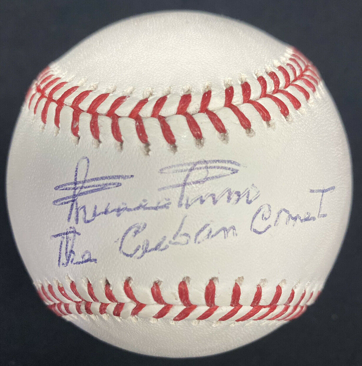 Minnie Minoso The Cuban Comet Signed Baseball JSA