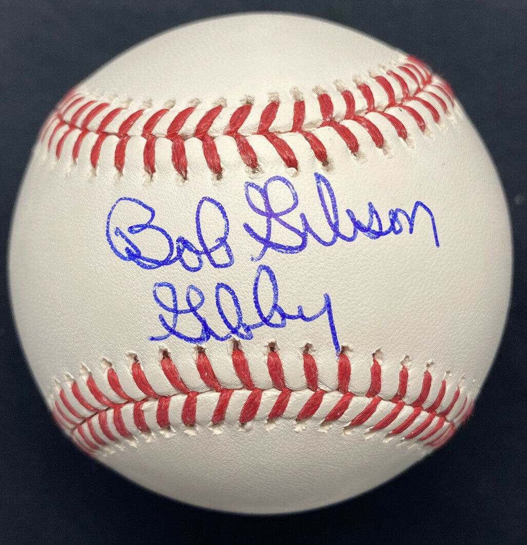 Bob Gibson Gibby Signed Nickname Baseball JSA