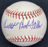 Bullet Bob Feller Signed Baseball JSA