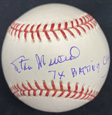 Stan Musial 7x Batting Champ Signed Baseball PSA/DNA