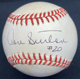 Don Sutton #20 Signed Baseball JSA