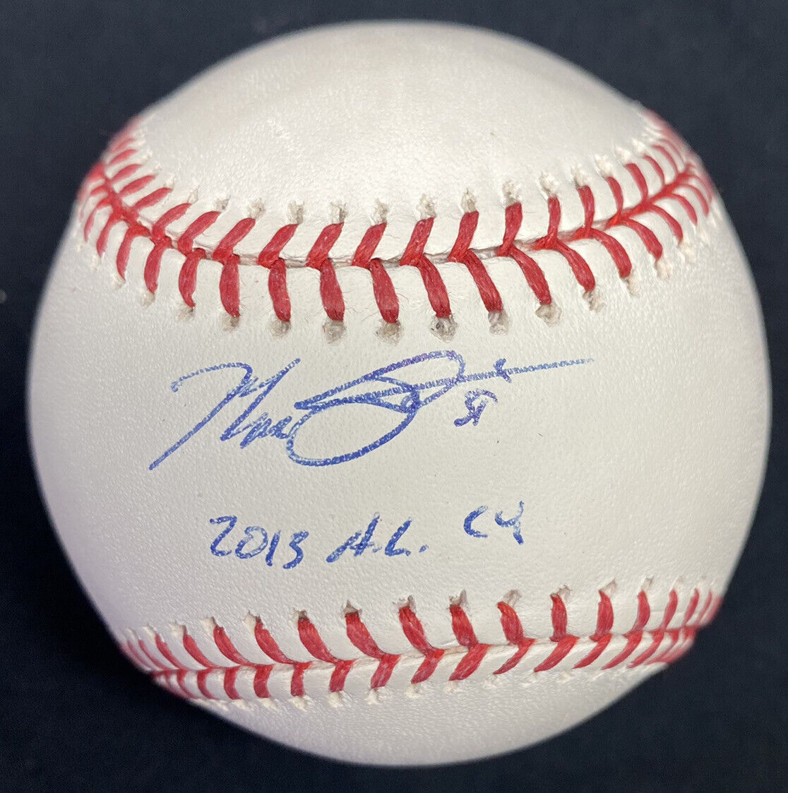 Max Scherzer 2013 AL CY Signed Baseball MLB Holo