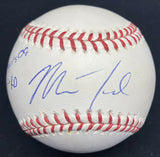 Mike Trout Angels 09 1st Round Signed Baseball Minor League JSA LOA