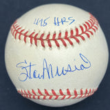 Stan Musial 475 HRs Signed Baseball JSA