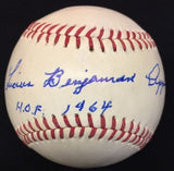 Lucius Benjamin Appling Luke HOF 1964 Signed Baseball JSA LOA