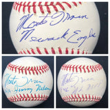 Monte Irvin Negro League Inscribed Signed Baseball Set PSA JSA HOF MVP