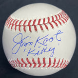 Jim Kaat Kitty Nickname Signed Baseball JSA Witness