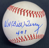 Bill Terry .401 Signed Baseball PSA/DNA