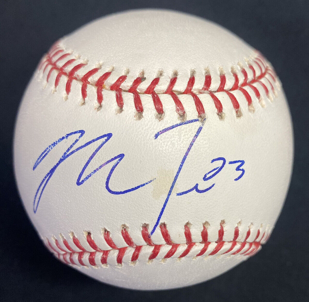 Mike Trout Minor League Pre Rookie Signed Baseball PSA/DNA