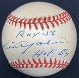 Luis Aparicio HOF 84 ROY 56 Signed Baseball JSA