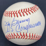 Jim Bunning US Congressman Signed Baseball JSA