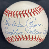 Pee Wee Reese Brooklyn Dodgers Captain Signed Baseball PSA/DNA