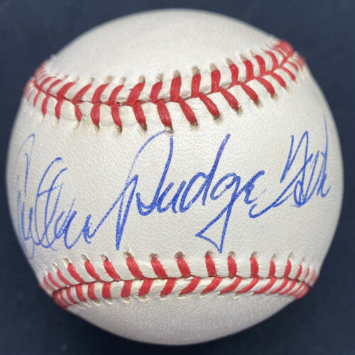 Carlton “Pudge” Fisk Nickname Signed Baseball JSA