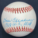 Don Clendenon 1969 WS MVP Signed Baseball PSA/DNA