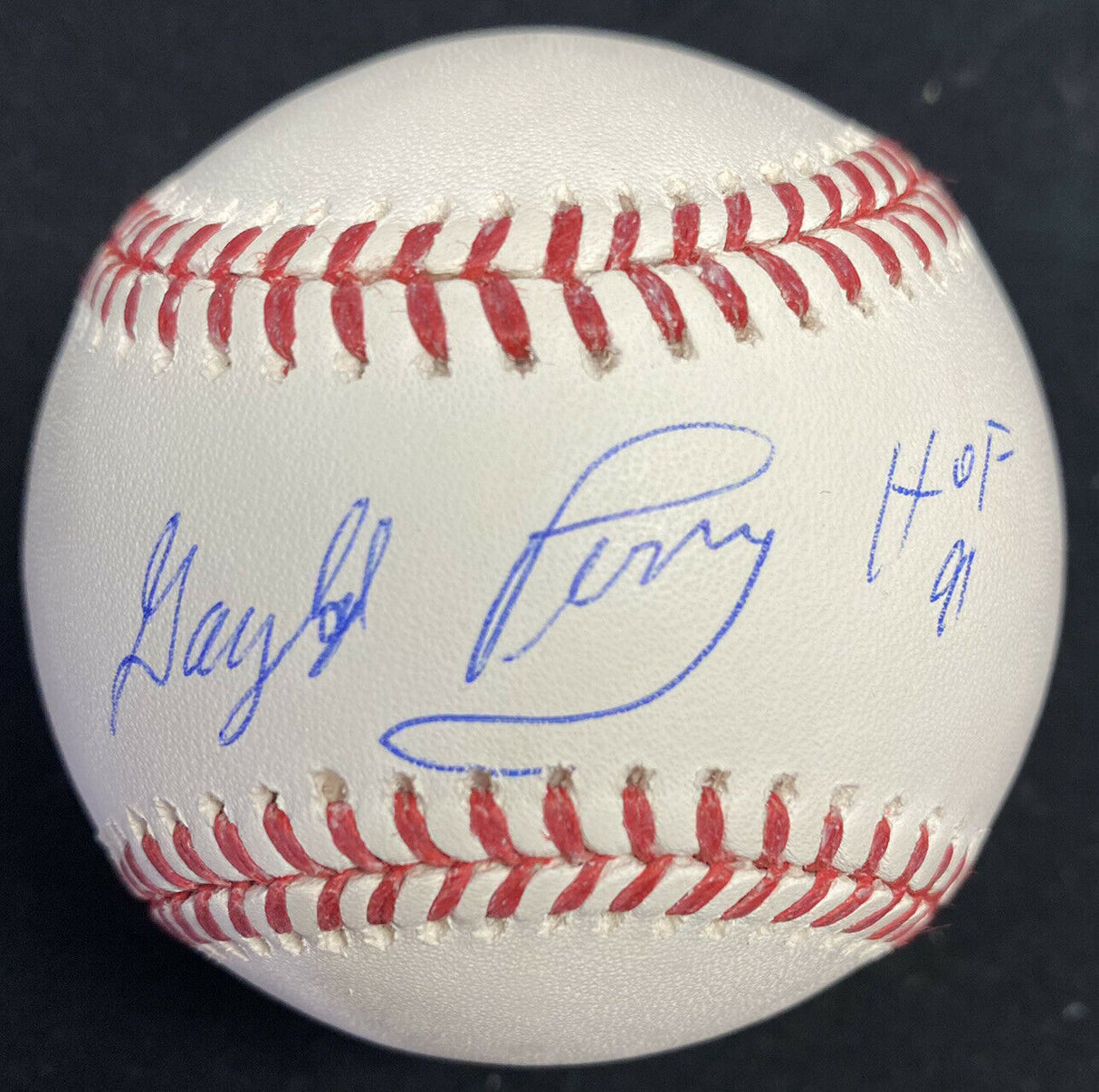 Gaylord Perry HOF 91 Signed Baseball Tristar