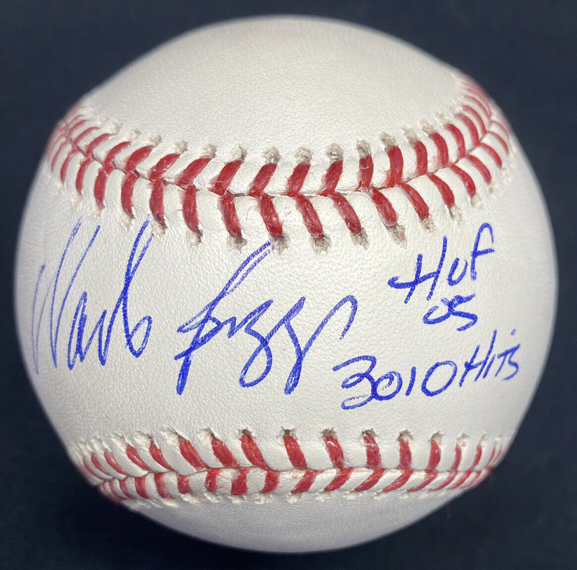 Wade Boggs HOF 05 3,010 Hits Signed Baseball JSA