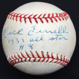 Rick Ferrell 1933 All Star #8 Signed Baseball JSA