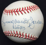 Reggie Jackson Reginald Martinez Jackson HOF 93 Signed Baseball JSA