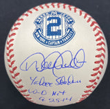 Derek Jeter Yankee Stadium W-O Hit 9-25-14 Signed Retirement Logo Baseball MLB