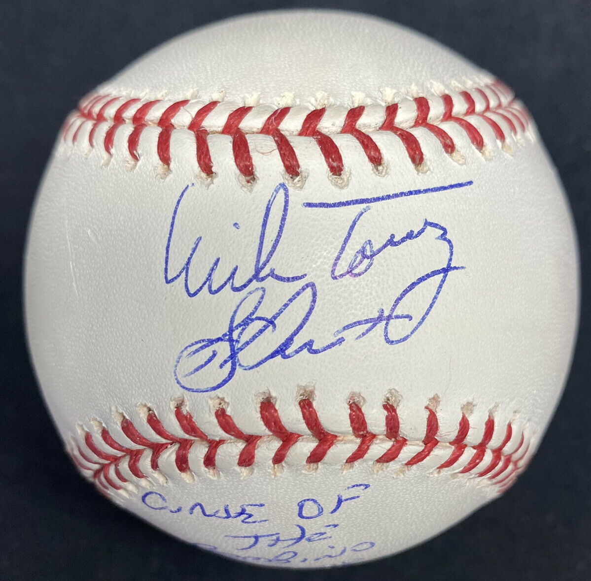 Bucky Dent Mike Torrez Curse Of The Bambino Signed Baseball PSA/DNA