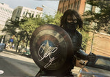Sebastian Stan Captain America: The Winter Soldier Signed 12x18 Photo JSA MCU