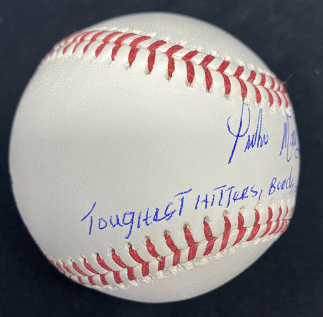 Pedro Martinez Toughest Hitters Signed Baseball JSA