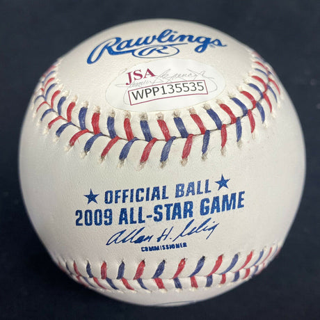 Yadier Molina 1 ASG Signed 2009 All Star Game Baseball JSA Witness