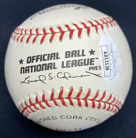 Tony Perez Salon De Le Fama 2000 Signed Baseball JSA