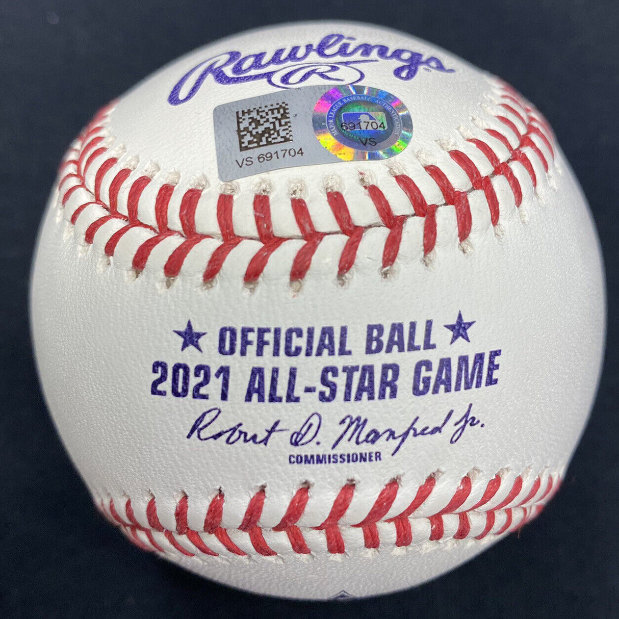 Mike Trout 9th ASG Signed 2021 All Star Game Logo Baseball MLB Holo Hologram