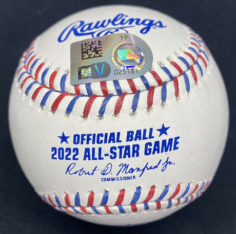 Mike Trout 10x ASG Signed 2022 All Star Game Logo Baseball MLB Holo