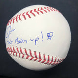 Mike Trout Light That Baby Up Signed Baseball MLB Holo Hologram