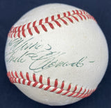 Roberto Clemente Single Signed Official NL Feeney Spalding Baseball JSA LOA