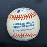 Sammy Sosa Signed Comiskey Park Logo Baseball Beckett Witness BAS