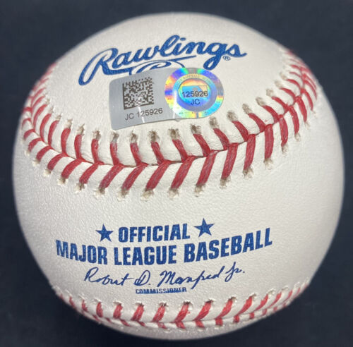 Michael Nelson Trout Mike The GOAT Full Name Signed Baseball MLB Holo