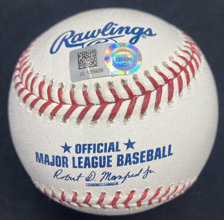 Michael Nelson Trout Mike The GOAT Full Name Signed Baseball MLB Holo