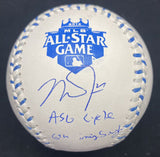 Mike Trout 2012-2015 All Star Game Cycle Set Signed Baseball Logo MLB Holo