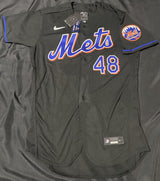 Jacob deGrom 18-19 NL CY Signed Authentic Mets Nike Jersey MLB Holo Fanatics