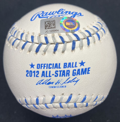 Mike Trout 2012-2015 All Star Game Cycle Set Signed Baseball Logo MLB Holo