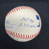 Jeffrey Robert Jeff Bagwell Full Name Signed HOF MVP Stat Baseball Tristar