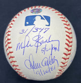 Nolan Ryan 7 No Hitters Catchers Dates Inscribed Signed Baseball MLB Holo