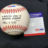 Richie Ashburn Batting Titles 1955 1958 Signed Baseball PSA/DNA