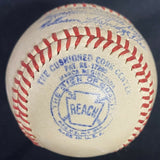 Babe Ruth Single Signed Official American League Reach Baseball PSA/DNA JSA LOA