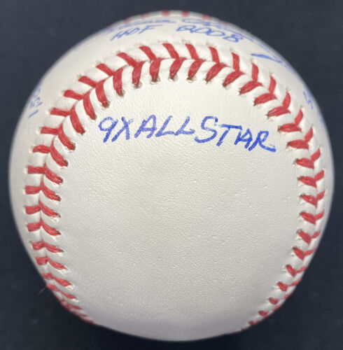 Goose Gossage HOF Signed Stat Baseball JSA