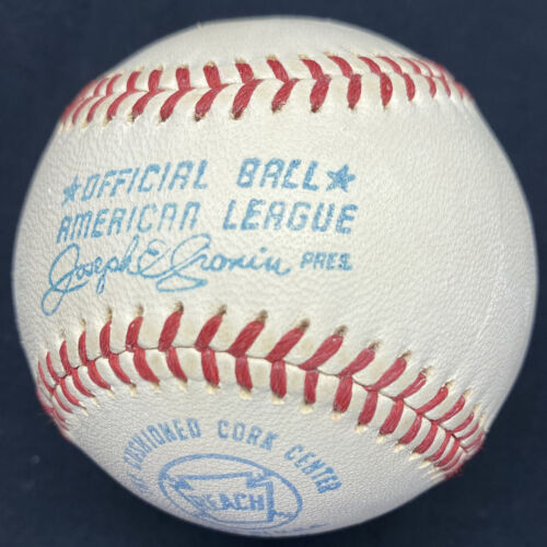 Mickey Charles Mantle Full Name Signed Official Spalding Joe Cronin Baseball PSA