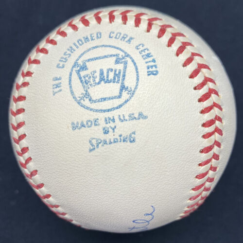 Mickey Charles Mantle Full Name Signed Official Spalding Joe Cronin Baseball PSA