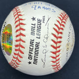 Stan Musial HOF MVP Signed RJ Stat Inscribed Baseball Reggie Jackson