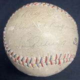 Lou Gehrig Single Signed Boys League Baseball PSA/DNA LOA