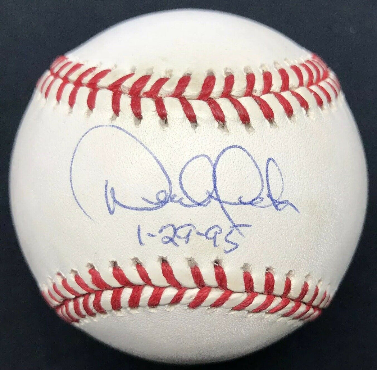 Derek Jeter Signed Rookie Signature Baseball PSA/DNA Graded 9 LOA